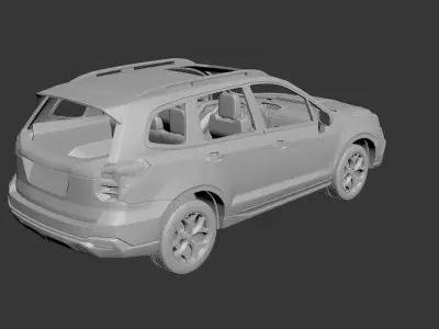 Subaru Forester 2017 3D print model