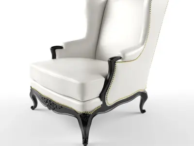 John Hutton baron wing chair 3D model