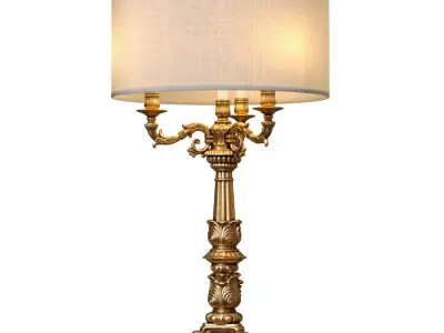 Table lamp in classic style JONATHAN Gold European Lighting 3D model