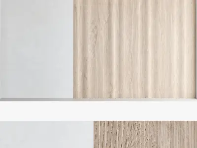 Decorative wall panel set 72 3D model