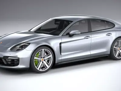 Porsche Panamera 4 E-Hybrid 2021 3D model