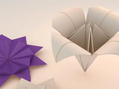 origami 11 3D model