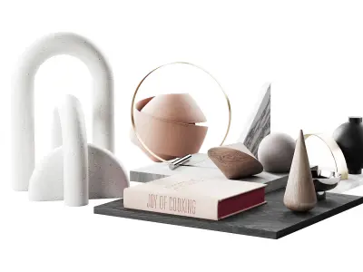 009 geometric figure set for the coffe table 002 3D model