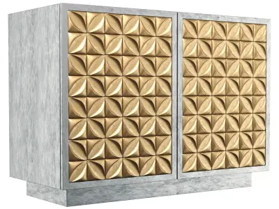 Greville Door Chest 379-115 3D model
