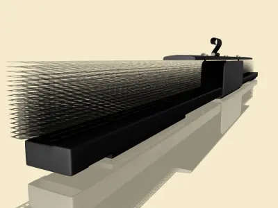 Car Window Curtain 3D model