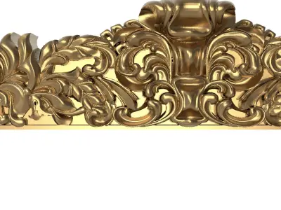 Carved Picture Frame 3D model 33