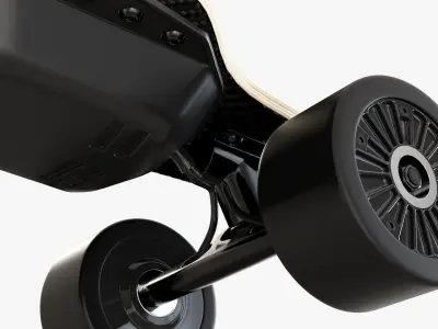 Skateboard electric 01 3D model