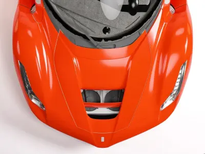 Premium Laferrari interior and exterior  3D model