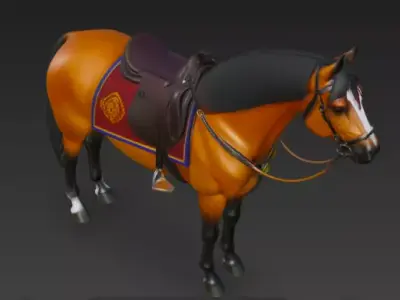 Horse 3d Model 3D model