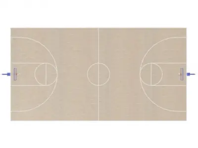 Basketball Court 3D model