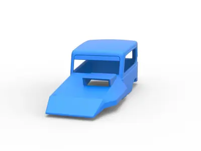 Shell of New Zealand Superstock car Scale 1 to 25 3D print model