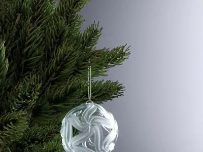 Unique design Christmass ball set of 22 collection 3D print model