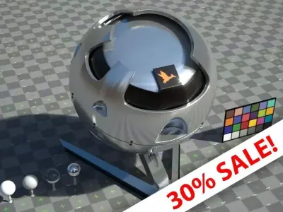 Metal Stainless Steel material - VRay shader no textures  Texture