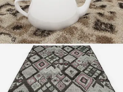 Rugs No 288 Low-poly 3D model