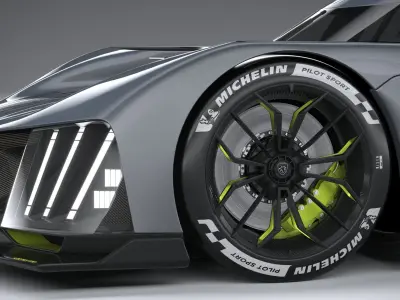 Peugeot 9X8 2022 3D model