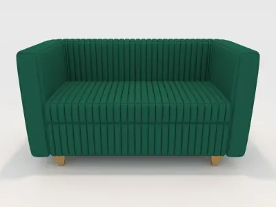 Sofa 2 Seater 18 3D model