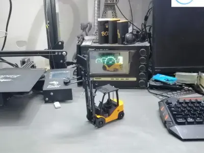 Clark S20 53 Forklift Truck - PRO version 3D print model