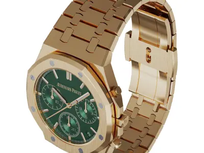 Audemars Piguet Royal Oak selfwinding Chronograph gold 3D model