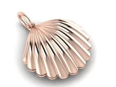 Shell Pendant 3D print model