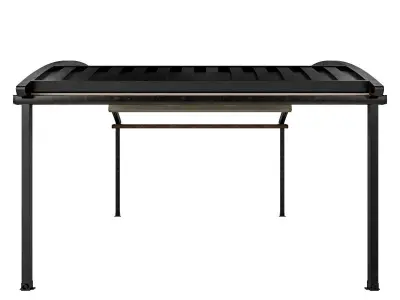 Motorized Pergola 4 dark iron 3D model