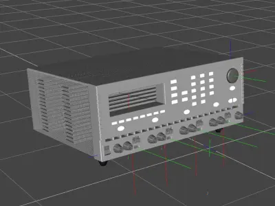 MX 100QP Bench Power Supply 3D model