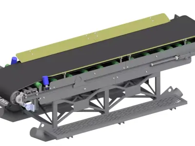 conveyor belt machine 3D print model