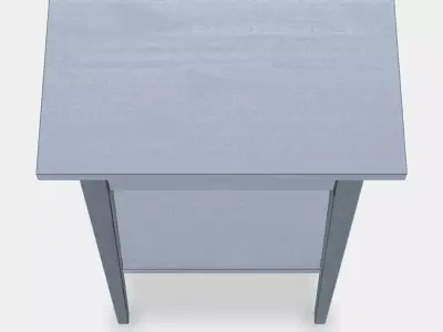 HEMNES Bedside table 1 Low-poly 3D model