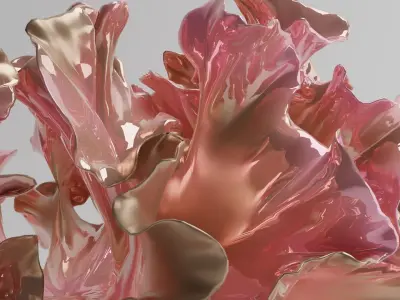 Abstract Coral decor V1 3D model