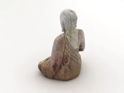 Buddha Statue Sculpture 004 3D model