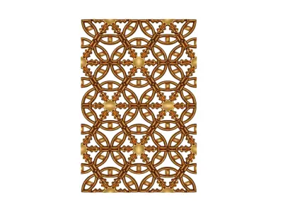 Classic decor ornament 120 3D print model