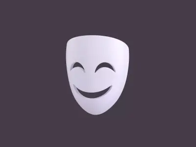 Smile Mask 3D model