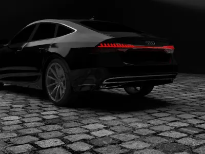 Audi A7 2018  3D model
