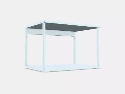 PLATSA Open shelving unit 4 Low-poly 3D model