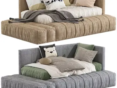 Child bed 3D model