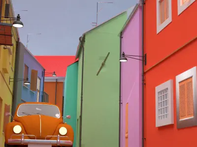 beetle volkswagen 3D model