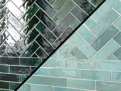 2X6 HERRINGBONE PATTERN 3D model