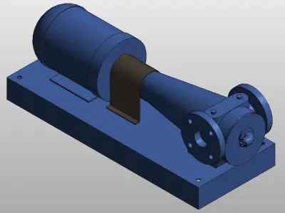 Generic Horizontal Pump pack 1 3D model