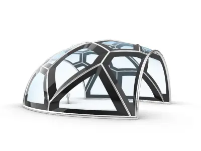 Voronoi Pavilion Stand Alone Structure v1 3D model