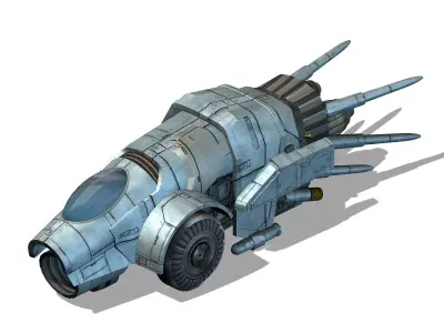 Spaceship 02 3D model
