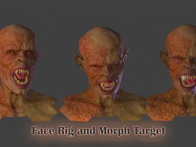 Zombie Pack 02 Low-poly 3D model