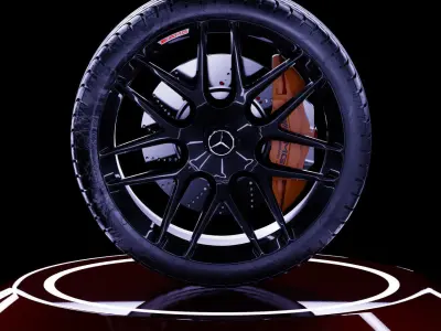 Wheels for Mercedes-AMG - 3D model 3D model