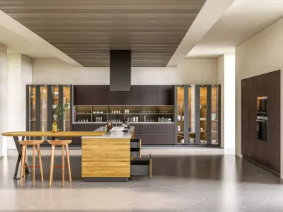 Kitchen fully parametric  Resizable manufacturable 0018 3D model