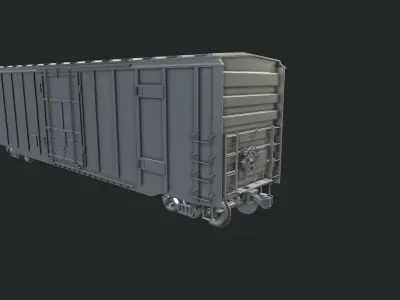 Box Car 3D model