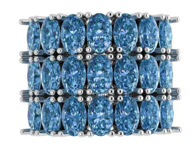 Oval Cut Band 4522 3D print model