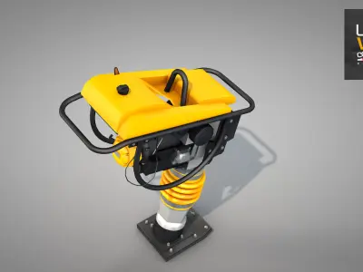 Construction - Tamping Rammer 3D model