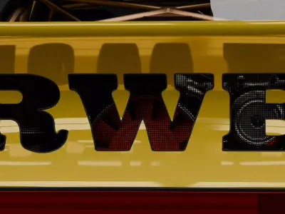 Porsche 930 RWB Custom Widebody  3D model