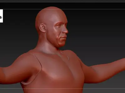 Vin Diesel - Dominic   this is Brazil rio FAST AND FURIOUS 3D print model