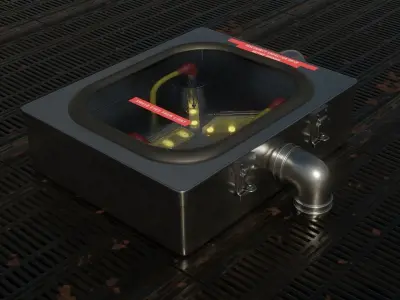 Flux Capacitor 3D model