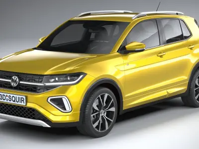 Volkswagen T-Cross R-Line 2024 3D model