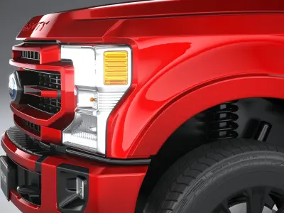 F-250 Super Duty Lariat 2022 3D model